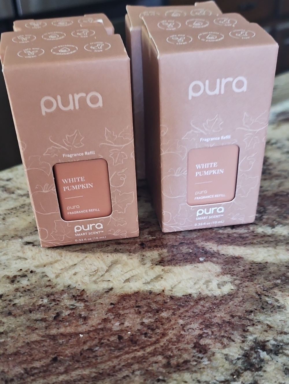 Pura White Pumpkin Fragrance Refill ,bundle Of 6